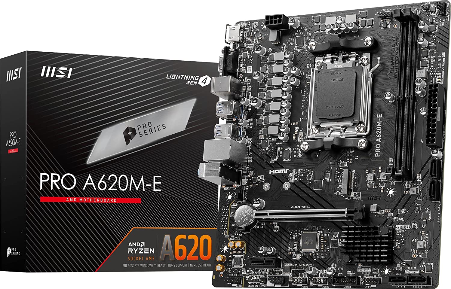 MSI Motherboard PRO A620M DDR5 MSI Motherboard PRO A620M DDR5